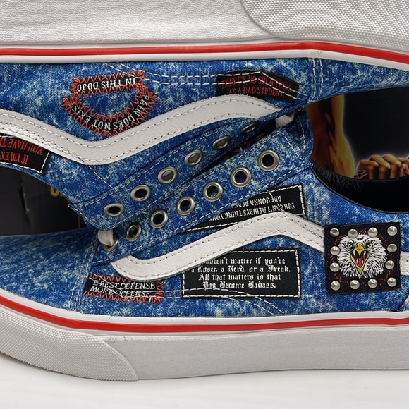 Vans Men’s Old Skool
Cobra Kai Multi/True White 
VNOA3WKT6GL Sneakers - Picture 14 of 16